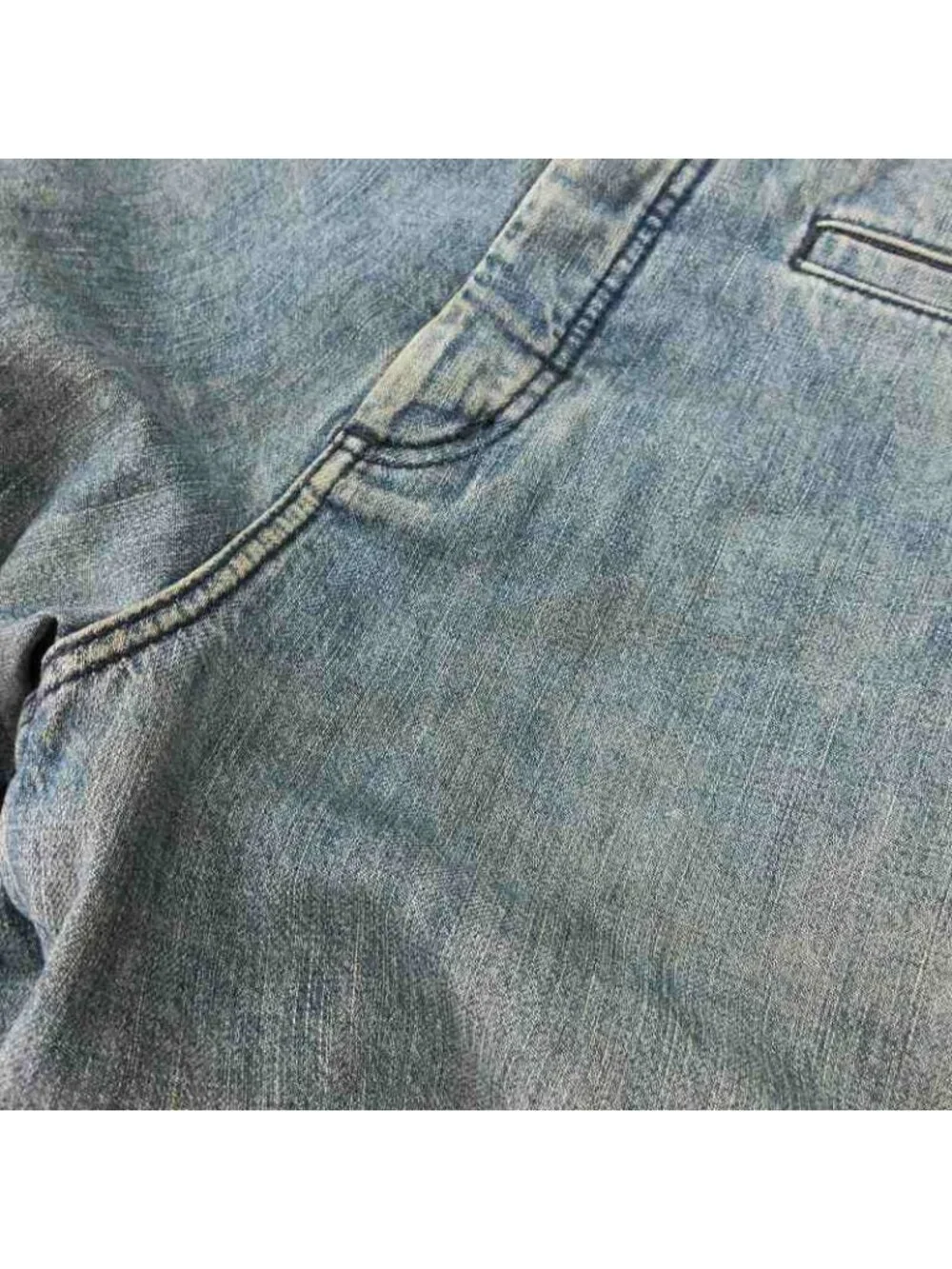 Loewe Fisherman Jeans Cut Off Denim Pants Japan 48